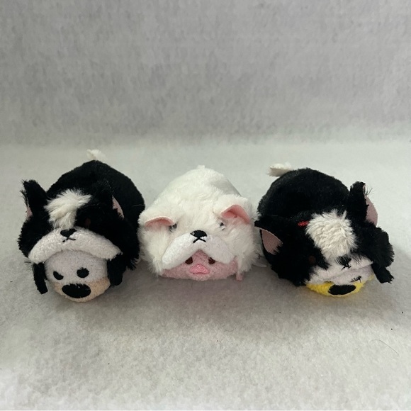 Disney Accessories - Set of 3 Dog Tsum Tsum Japan Disney Store French Bulldog Piglet Goofy